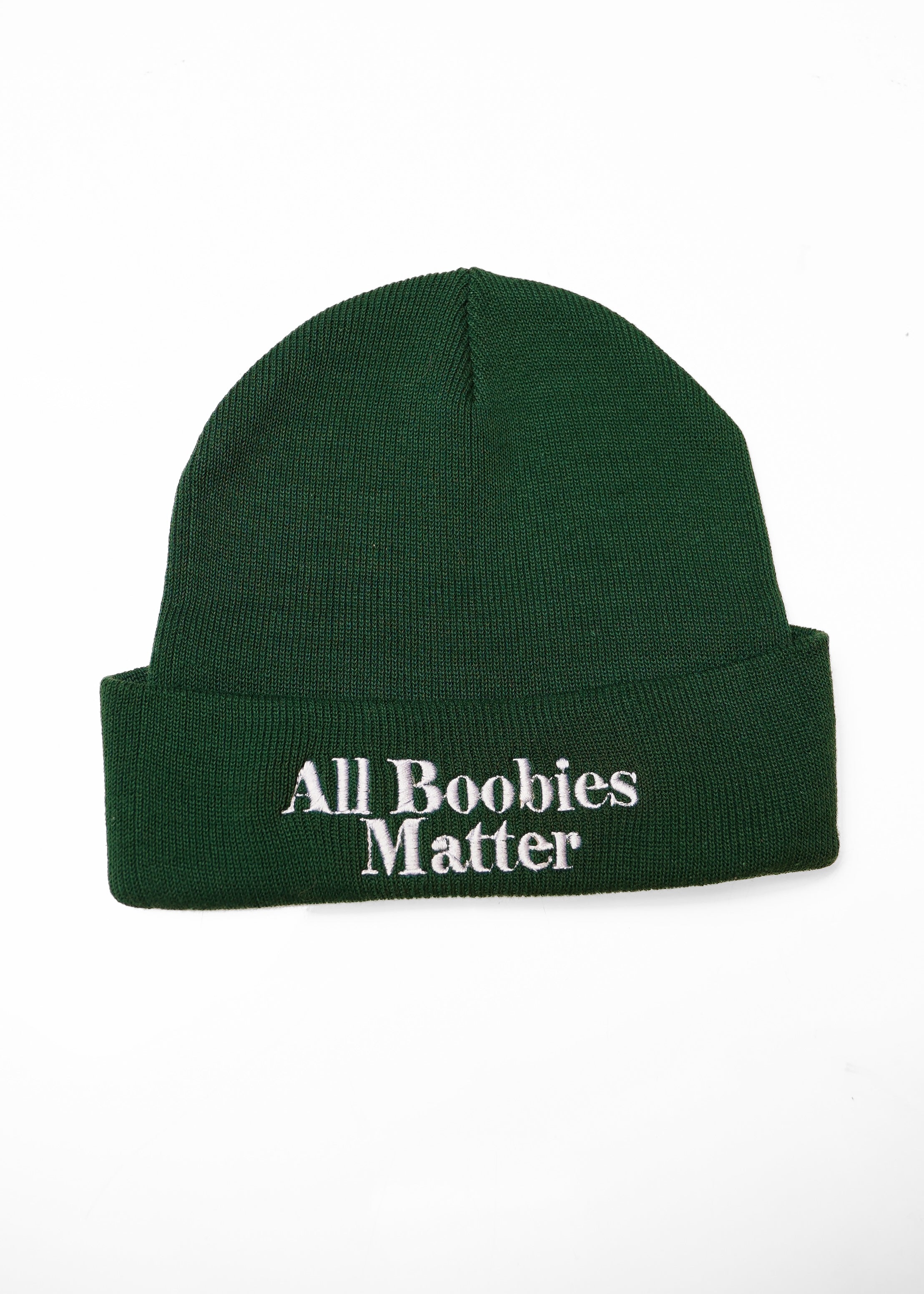 All Boobies Matter Beanie ABM Crest 100% cotton