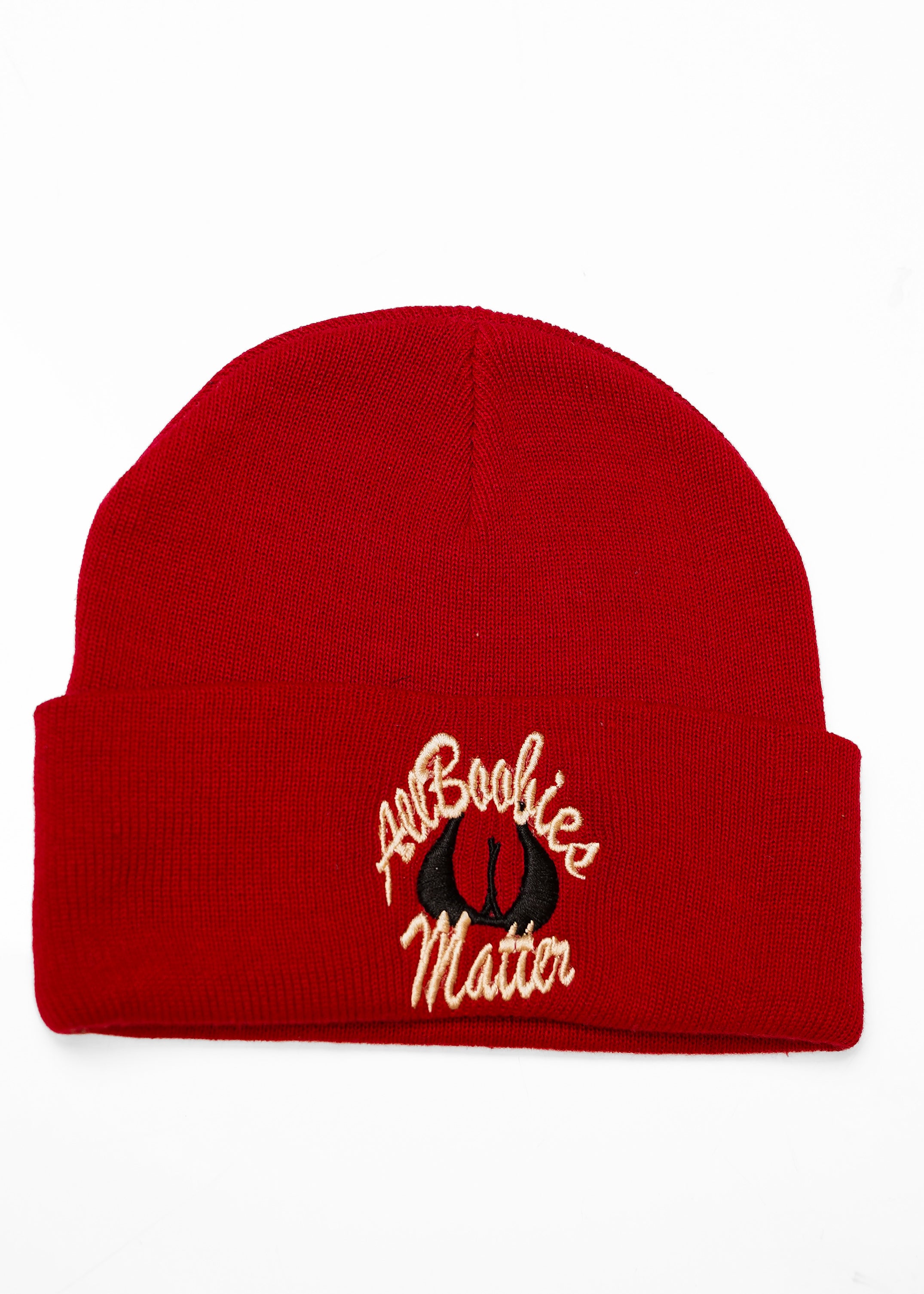 All Boobies Matter Beanie Cap 100% cotton.